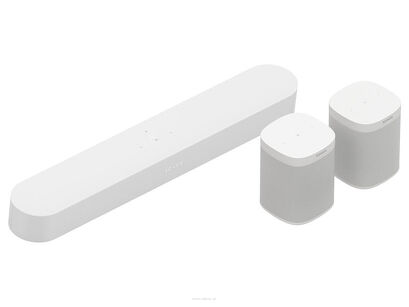 Sonos - BEAM + 2x ONE SL - White - Zestaw - Salon Poznań
