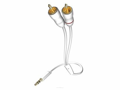 Inakustik - STAR MP3 JACK-RCA (0.5m) - Przewód Audio JACK-2xRCA - Salon Poznań